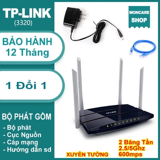 Cục phát WiFi TP LINK 4 râu băng tần kép , tốc độ cao, xuyên tường, cắm vào là dùng ngay - Bảo hành 12 tháng.