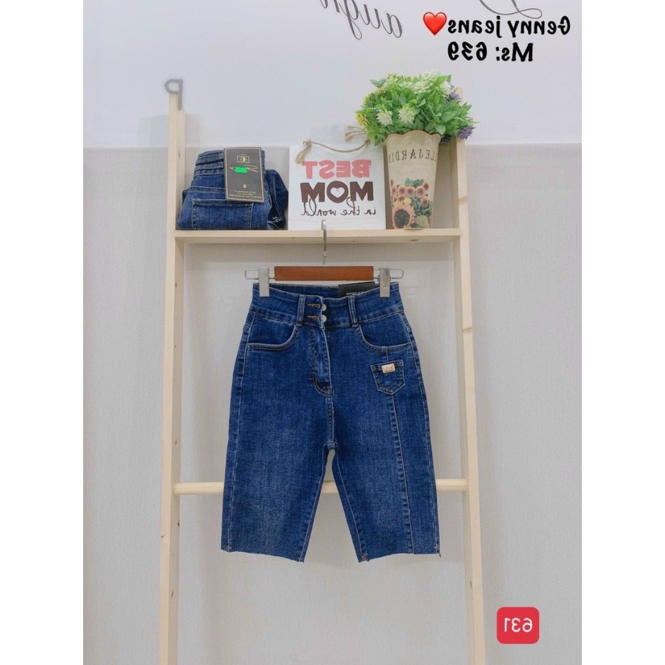 Quần short jean ngố nữ cao cấp, chất liệu denim dễ thương, tôn dáng TUẤN KIỆT Store 8888 Q24