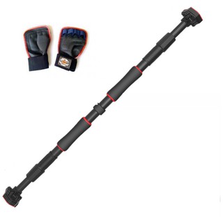 Xà đơn gắn cửa, Treo tường 2024 chốt chống xoay 360(Tặng găng tay)