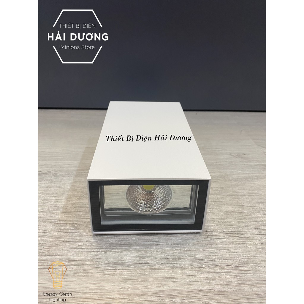 Đèn Tường Led Lonstar Hình  Chữ Nhật Chống Nước 8132 - 2 Đầu Chiếu Sáng - Công Suất 10w - Decor Trang Trí