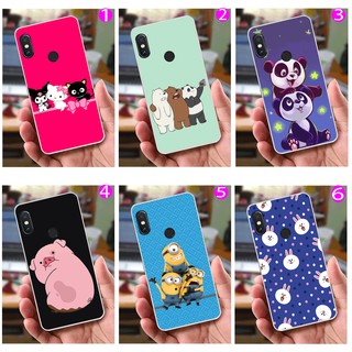 Ốp lưng xiaomi redmi note 5 pro / note 5 - hình heo, mèo, gấu, minion