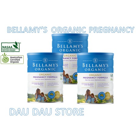 Combo 3 Lon Sữa Bầu Bellamy's Organic 900g