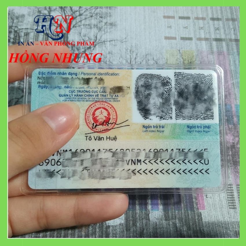 Combo Căn Cước Công Dân + Sổ Hồng + Thẻ BHYT + Túi Nhựa Dẻo Đựng Chứng Nhận Tiêm Vắcxin, Nhựa Trong Suốt, Dẻo, Dày, Có N