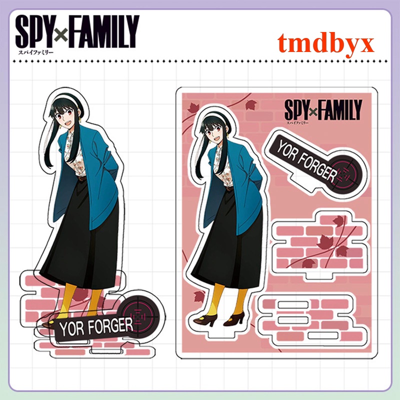 Mô Hình Đồ Chơi Anime Spy X Family Bằng Acrylic Dùng Trang Trí Bàn Làm Việc