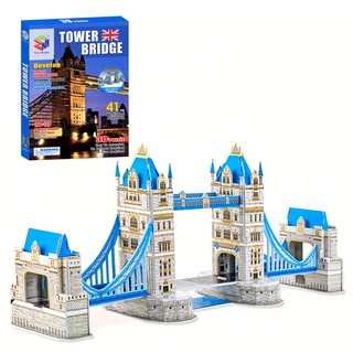 Mô Hình Giấy 3D Magic Puzzle: Cầu Tháp London G268-9 [41 Chi Tiết]
