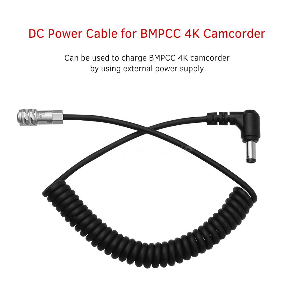 yins♥Andoer Blackmagic Pocket Cinema Camera 4K (BMPCC 4K) Camcorder Locking DC Power Cable Wire | BigBuy360 - bigbuy360.vn