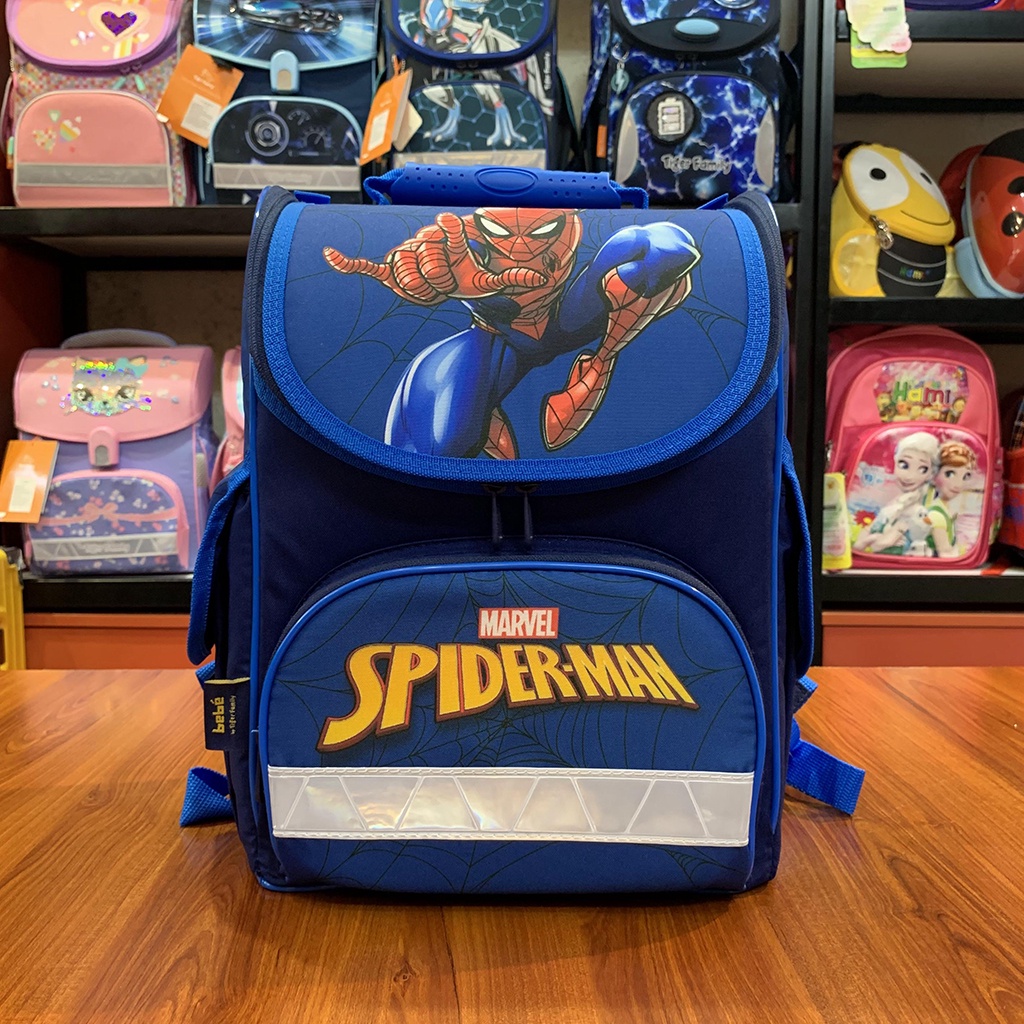 Balo chống gù Tiger Family NQ Amazing Spider Man, balo học sinh cho bé trai từ 16 - 25kg