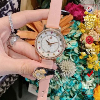 Đồng hồ nữ dr, đồng hồ thời trang nữ dây da cao cấp đính đá sang chảnh