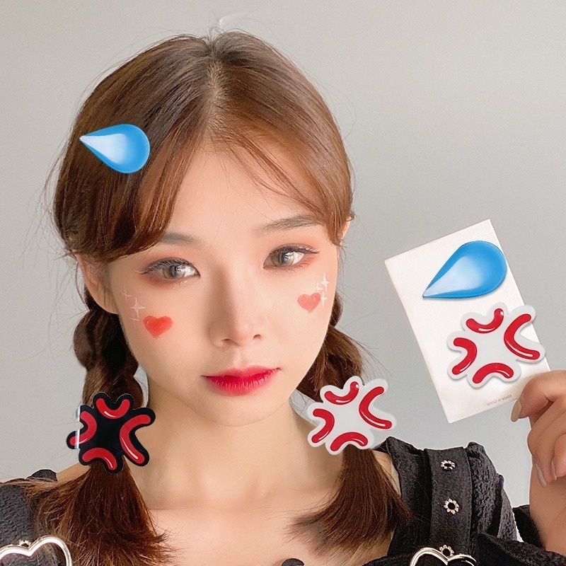 Kẹp tóc hình mặt biểu cảm nhiều kiểu đáng yêu dành cho nữ