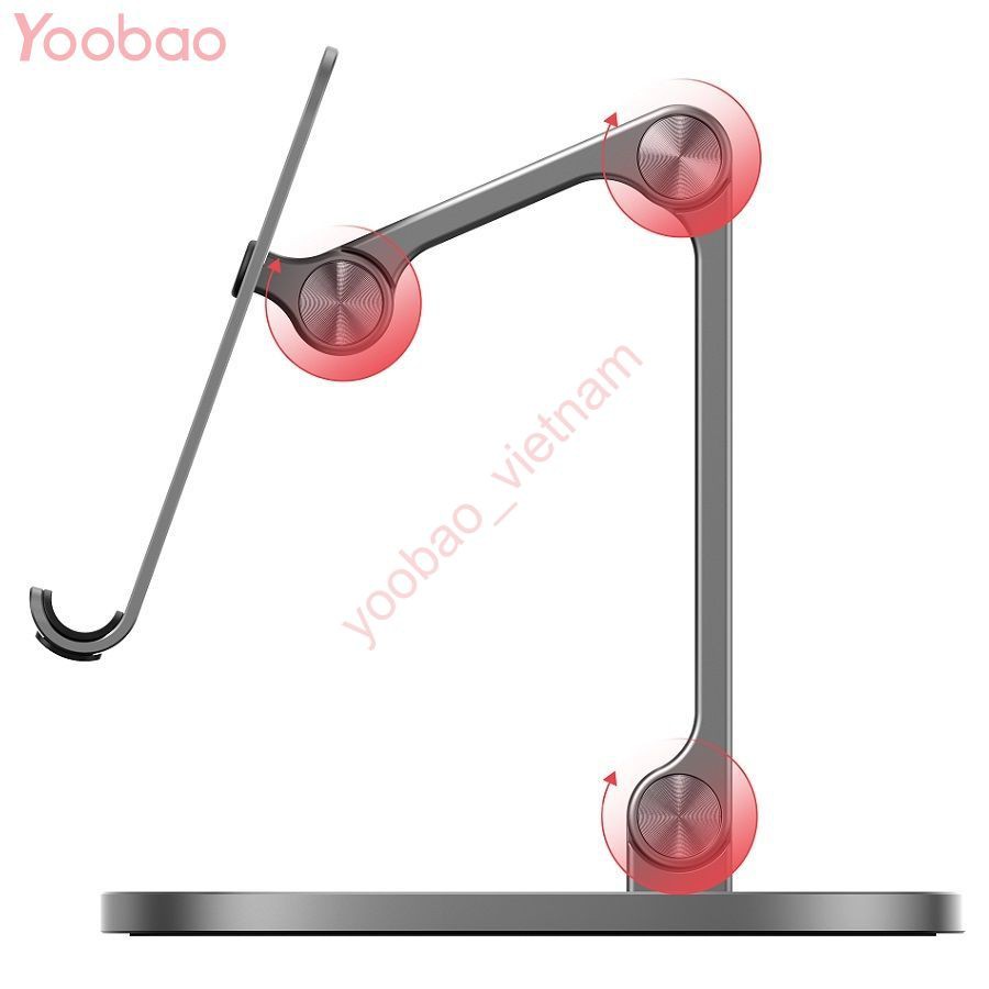 Giá Đỡ Điện Thoại Bằng Hợp Kim Nhôm Cao Cấp Siêu Bền - YOOBAO B2L