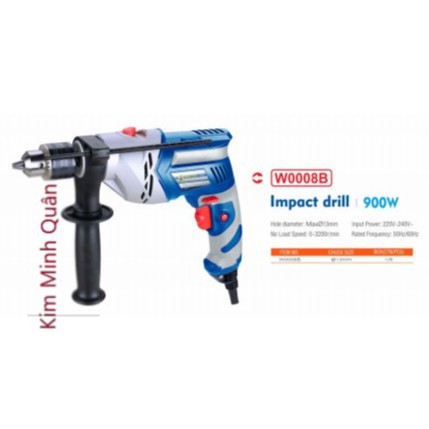 Máy Khoan 13mm/900W 2 Chức Năng W0008B CMart