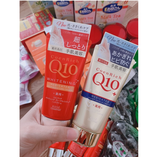 Kem Dưỡng Da Tay Kose CoenRich Hand Q10 Whitening