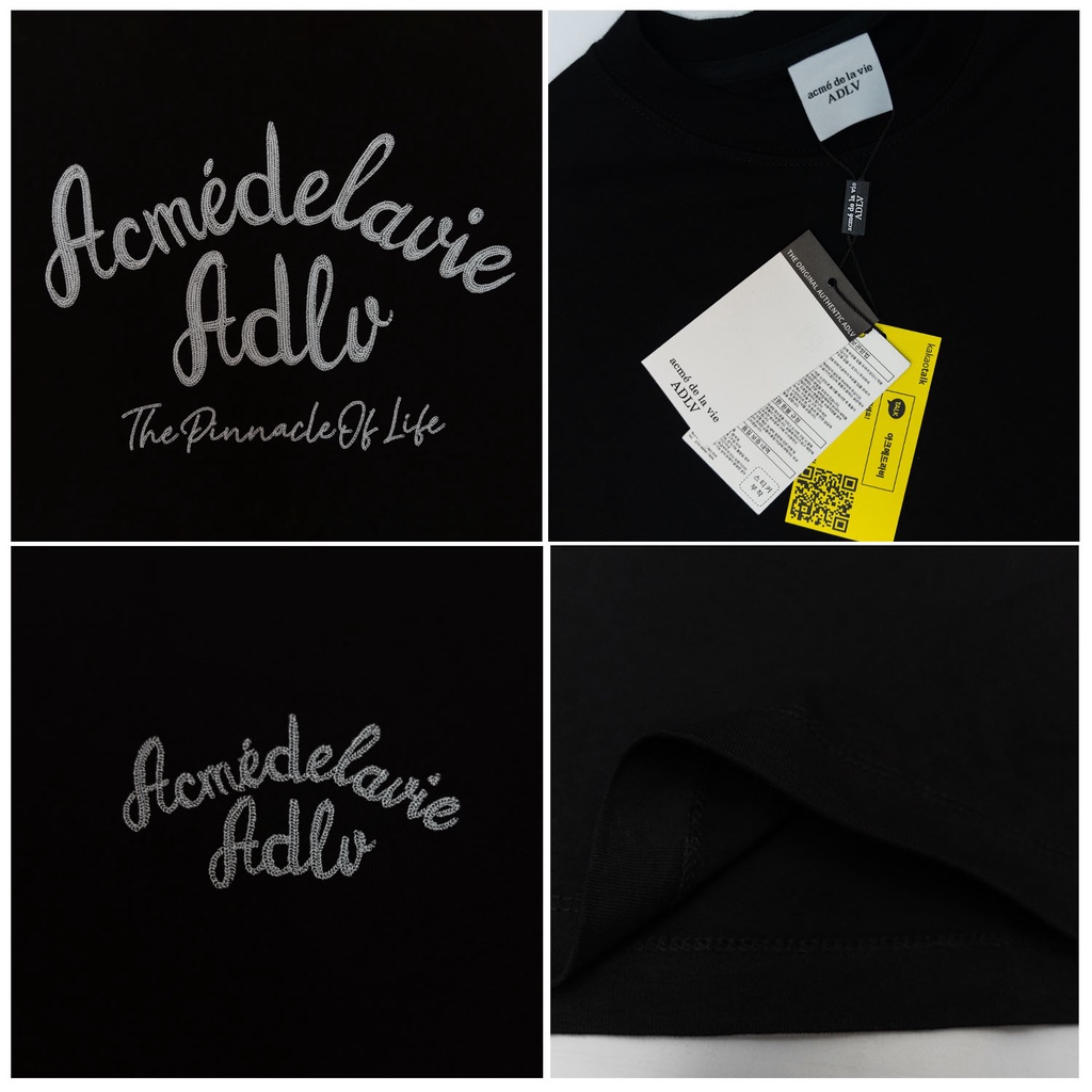 Áo thun ADLV ambroidey TLS streetwear tay lỡ form rộng unisex chất liệu cotton bản cao cấp