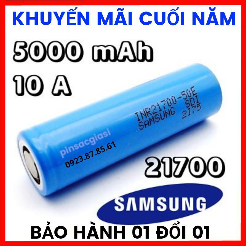 Pin 21700 SAMSUNG 50E 5000maH KOREA