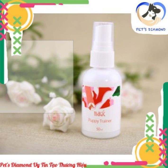 Xịt Vệ Sinh Dạy Chó Đi Vệ Sinh Đúng Chỗ hiệu Magic Puppy Trainer 50ml