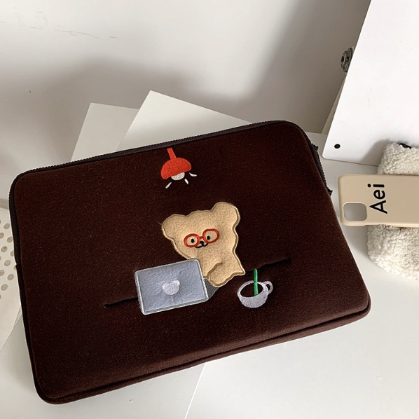 Túi đựng laptop 11 inch 13/14inch 15/15.6inch kiểu dáng dễ thương phong cách Hàn Quốc