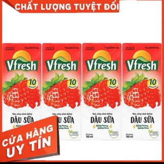 Sữa tươi vfresh vị kiwi/dâu/cam 1 lốc
