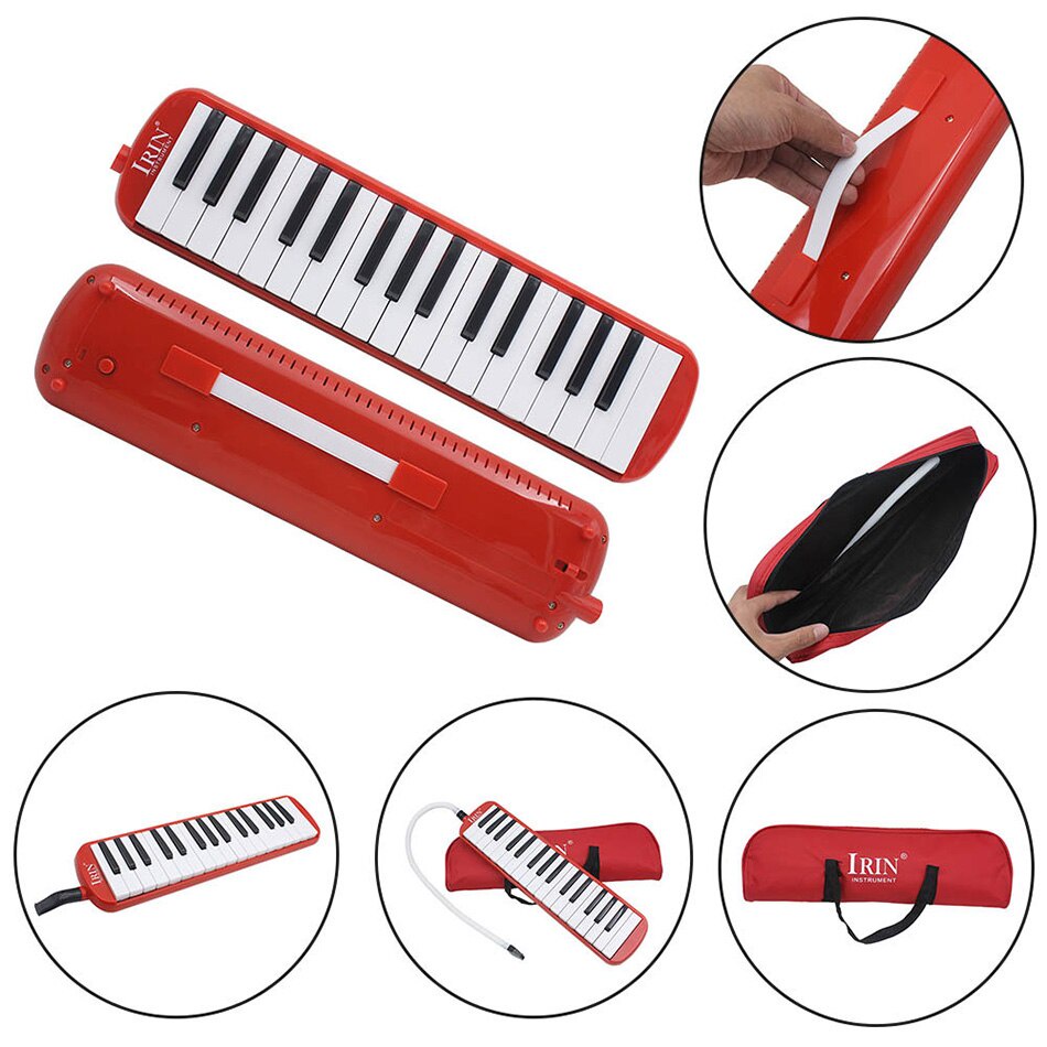 Kèn Melodica 37 phím -Nhạc cụ đơn giản cho người mới bắt đầu,đầy đủ phụ kiện đi kèm.