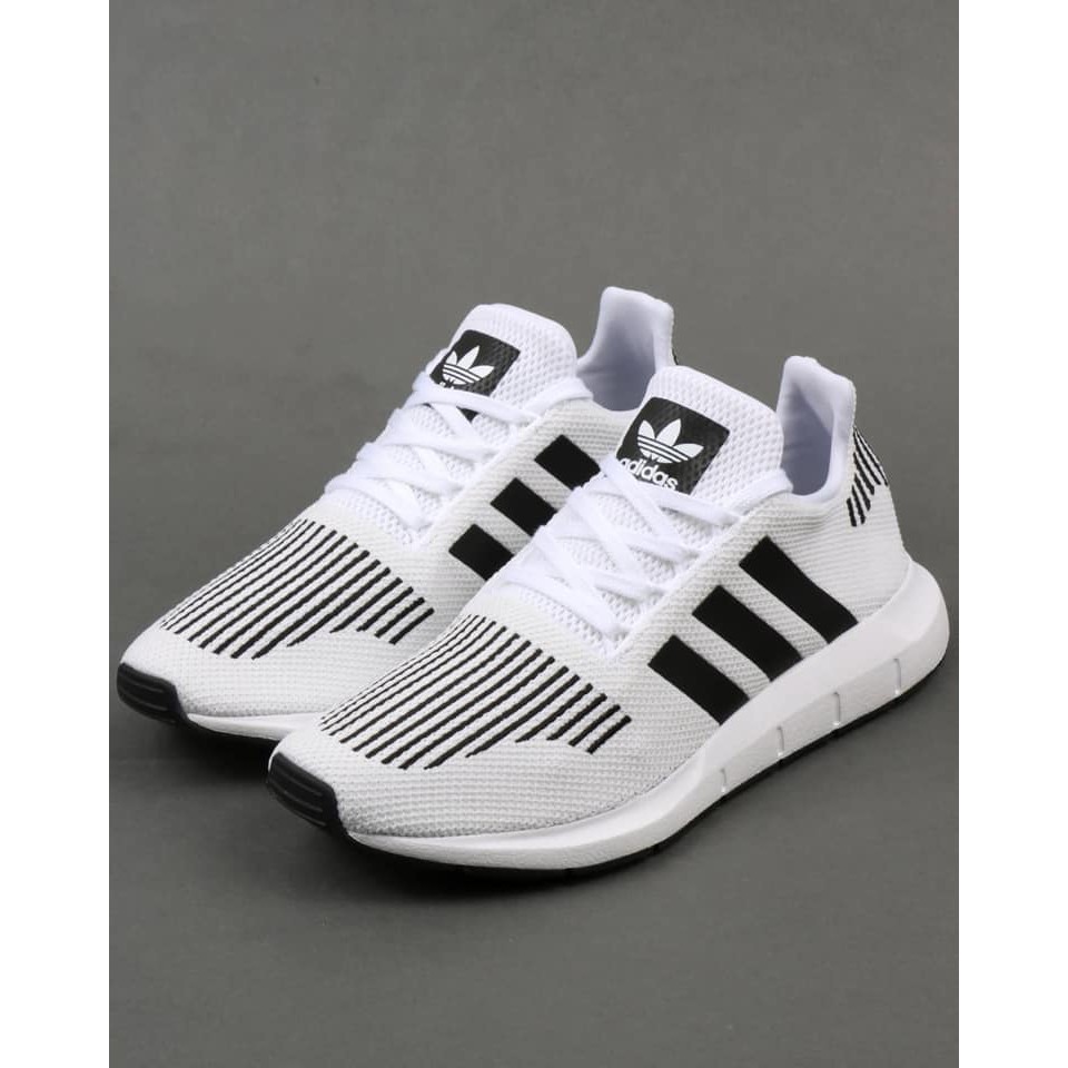 adidas swift run black white
