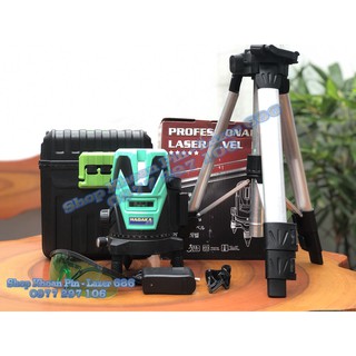 Máy lazer 5 tia xanh HDK , tặng chân 1,2m