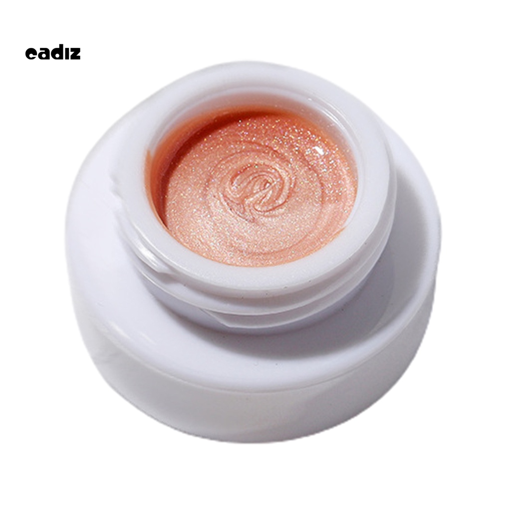 [Hàng mới về] Gel sơn móng tay CADI màu trơn hiệu ứng vỏ sò lấp lánh tự nhiên dành cho nữ