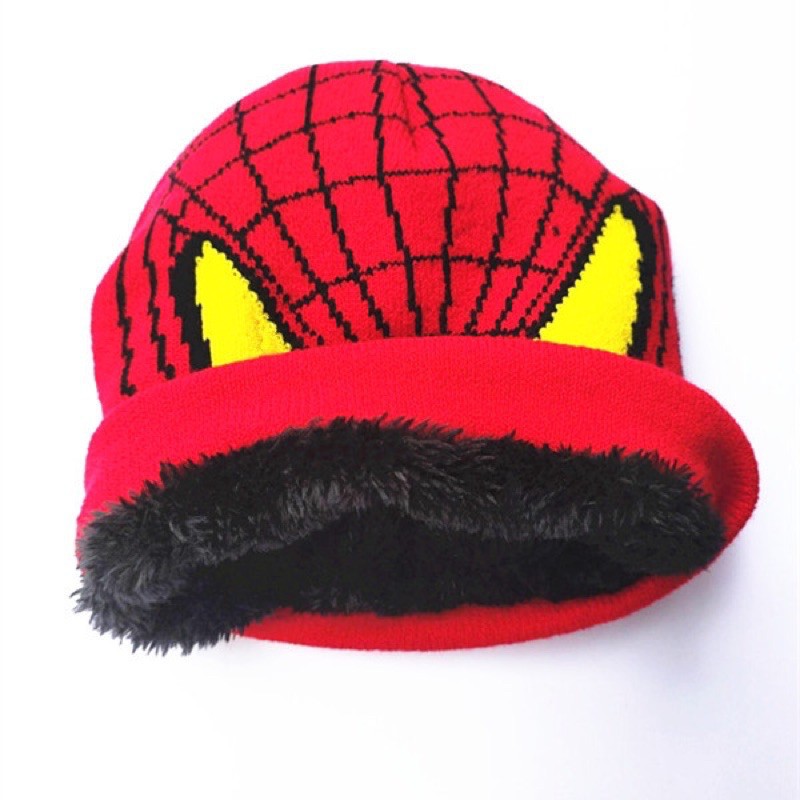 Mũ len nhện - găng tay nhện (bán rời) cho bé 4-10 tuổi