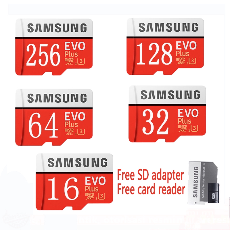 Thẻ Nhớ SAMSUNG 16/32/64/128/256GB tốc độ 100MB/S Micro SD HC Class 10