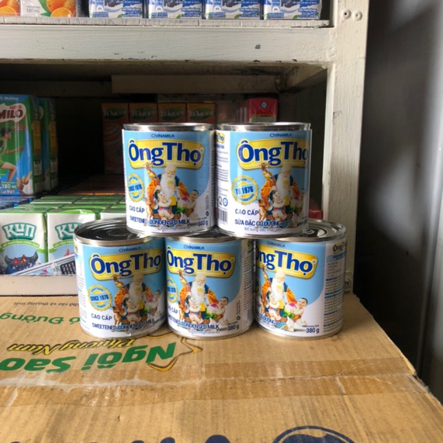 Combo 5 lon sữa đặc ông thọ 380gr