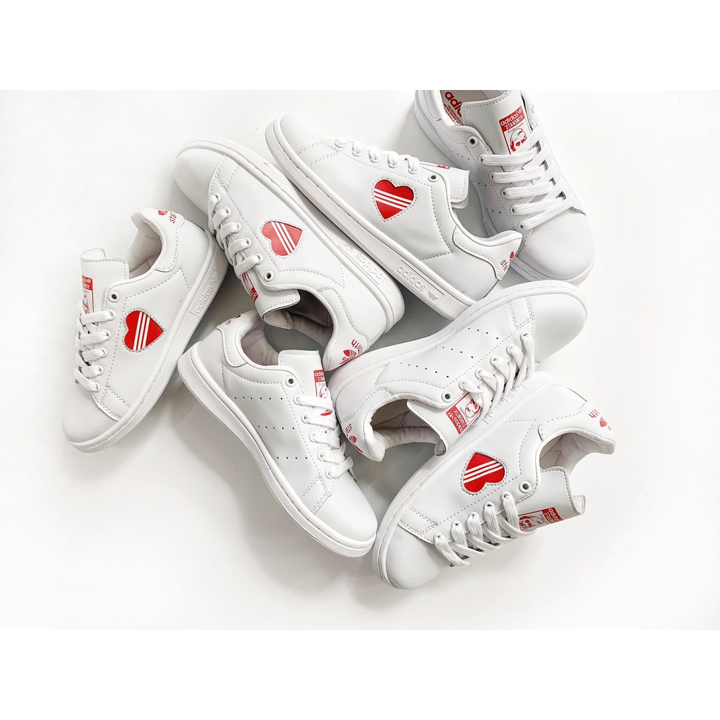 Giày nữ Stan Smith cao cấp nhẹ bền êm thời trang phù hợp mọi độ tuổi (trắng)