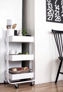 KỆ BỈM SỮA ĐA NĂNG CÓ BÁNH XE