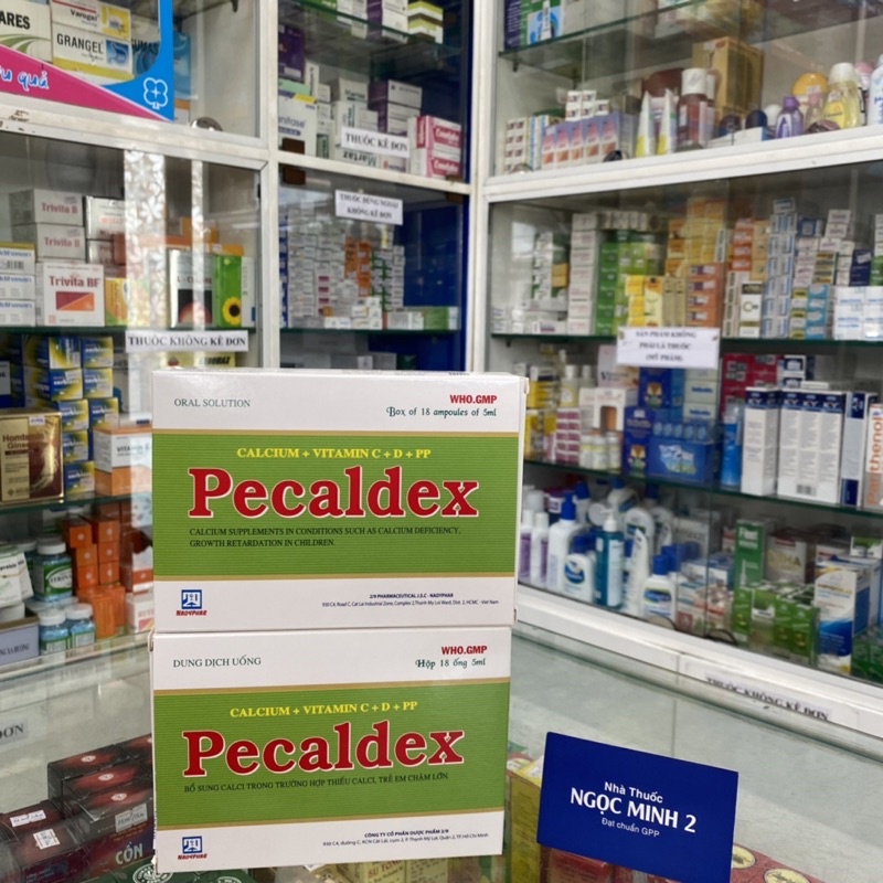 ✅  Pecaldex Bổ sung calci trong trường hợp thiếu calci, trẻ em chậm lớn.