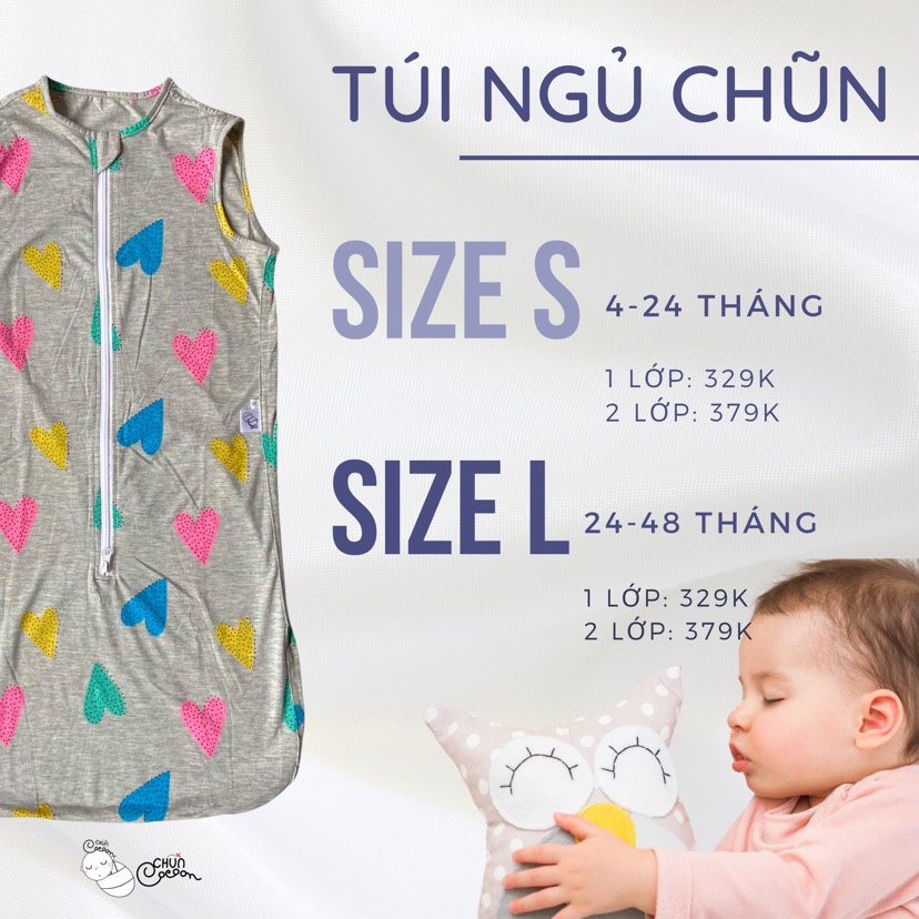TÚI NGỦ CHŨN COCOON (1 lớp)