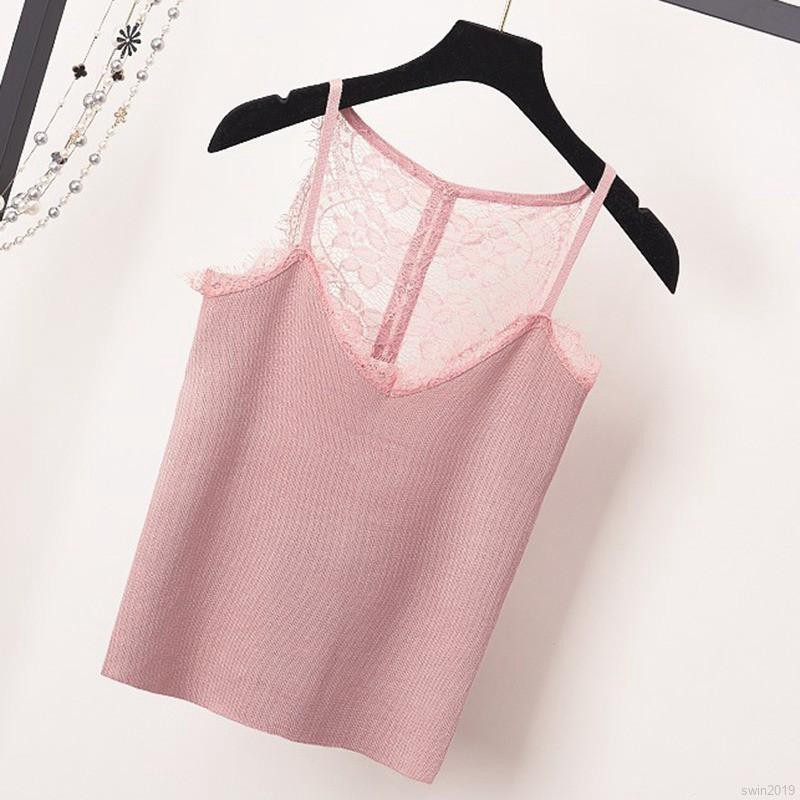 Váy nữ không tay phối ren thời trang