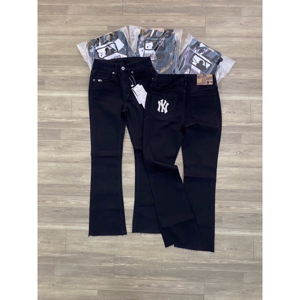 Quần jean basic YANKEES ml//b Logo thêu FULL TAG CODE Chuẩn Hãng