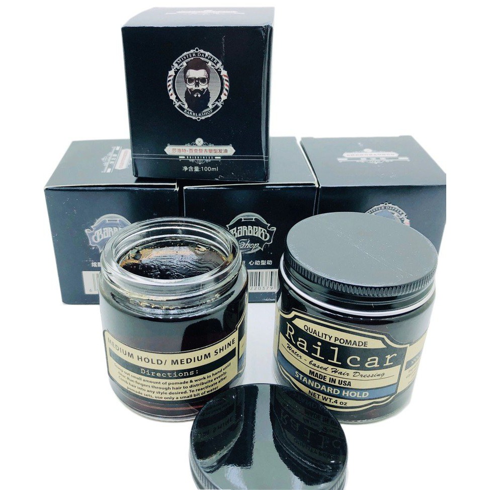 Sáp Vuốt Tóc Nam Rail Car Quality Pomade 100ml