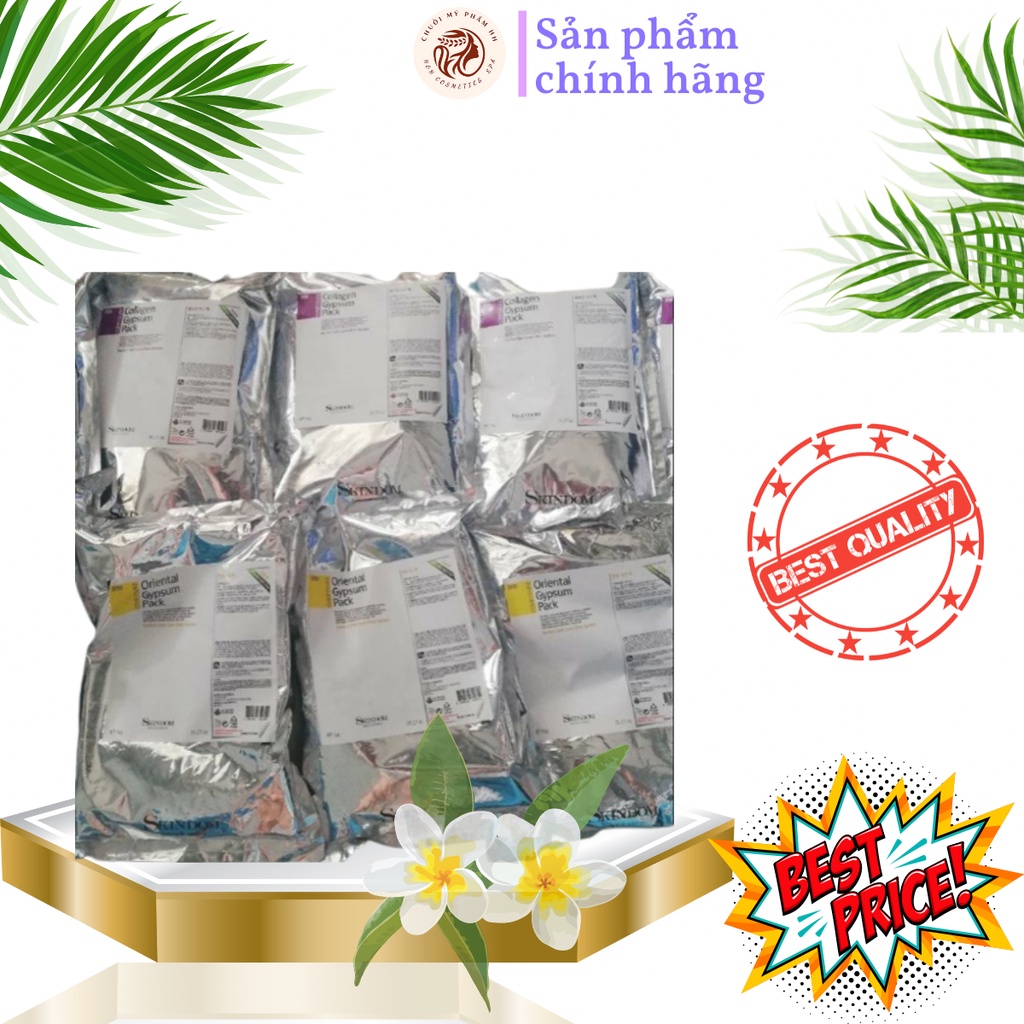 Mặt nạ Thạch cao Skindom Hàn Quốc nâng cơ, tạo hình V-line, túi 1kg cho Spa