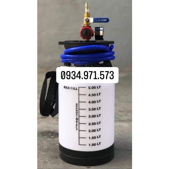 Bình Bơm dầu cầu , dầu hộp số tự động , số sàn 5 lít và 8 lít
