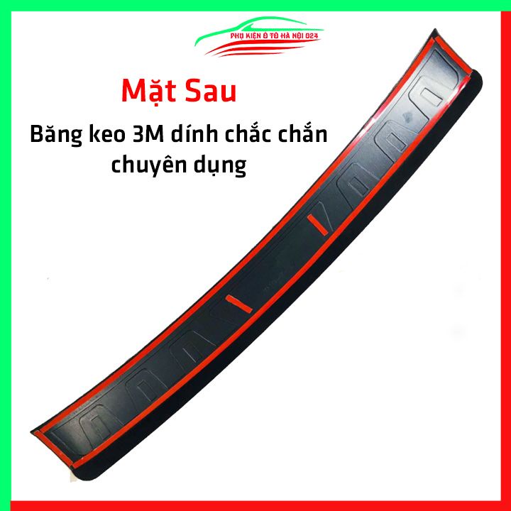 Ốp chống trầy cốp ngoài nhựa đen Fadil 2019-2022 dán cốp sau chống xước trang trí xe