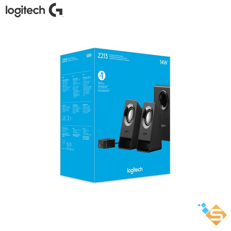 Loa vi tính cao cấp 2.1 LOGITECH Z213 Công Suất 7W Loa siêu trầm - Bảo Hành Chính Hãng 1 Năm