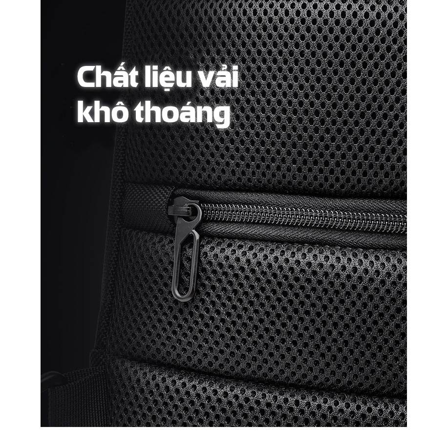 Túi đeo chéo nam mini đẹp, cao cấp, kiểu dáng thể thao, chống trộm, mẫu balo đeo chéo nam đi học, đi chơi tiện lợi