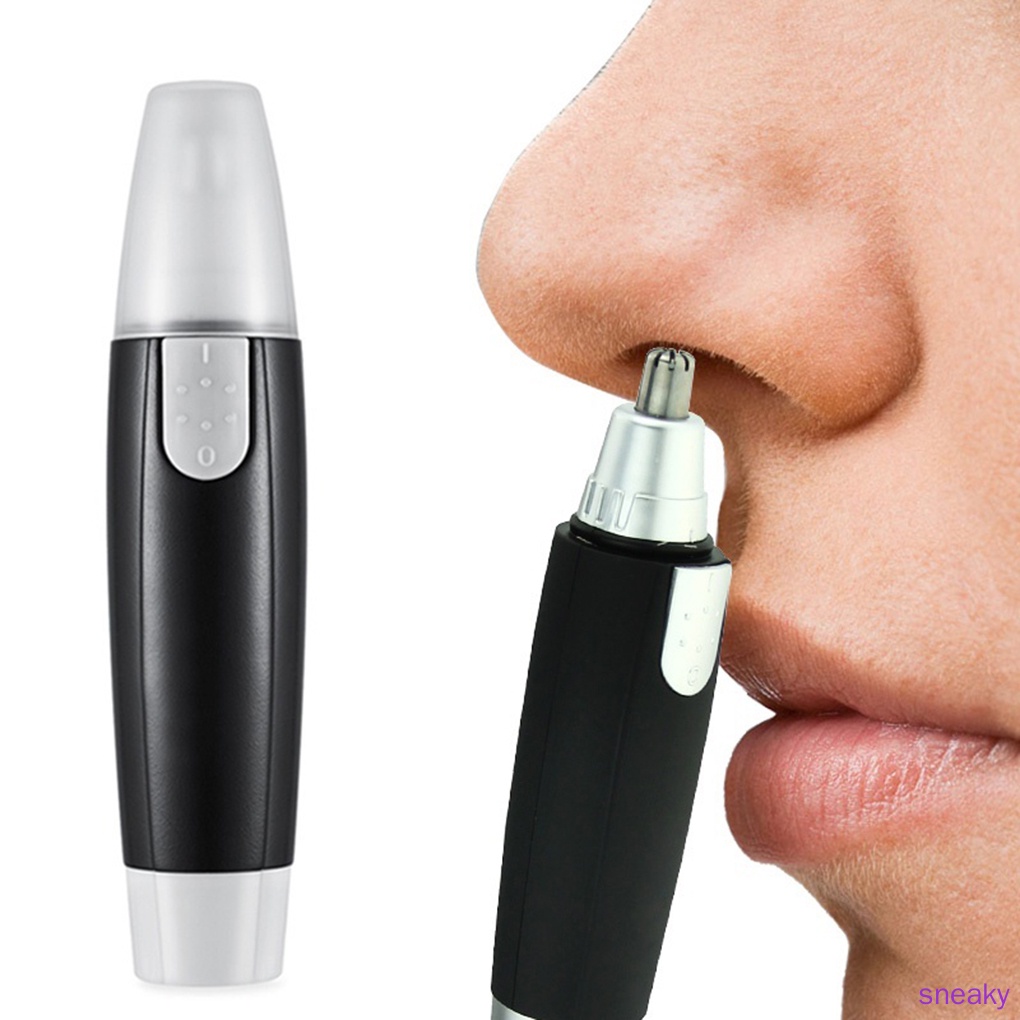 (Hàng Mới Về) Máy Tỉa Lông Mũi Mini Sử Dụng Pin Tiện Lợi