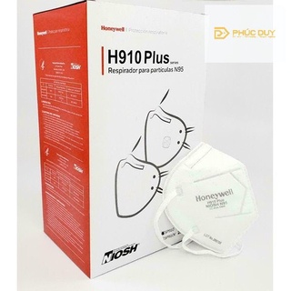 Hộp 50C Khẩu trang N95 Honeywell H910 Plus Đeo gáy, Chống Bụi Mịn PM2.5, ngăn vi khuẩn