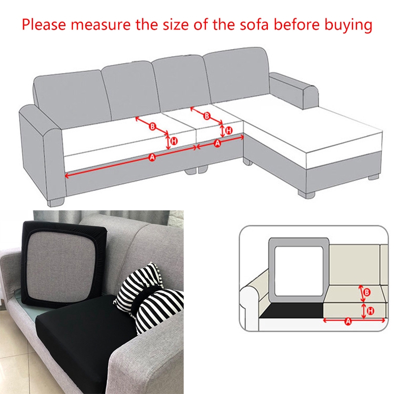 Vỏ Bọc Đệm Ngồi Ghế Sofa 1/2/3/4 Chỗ Trang Trí Nội Thất Nhiều Màu Sắc Tùy Chọn