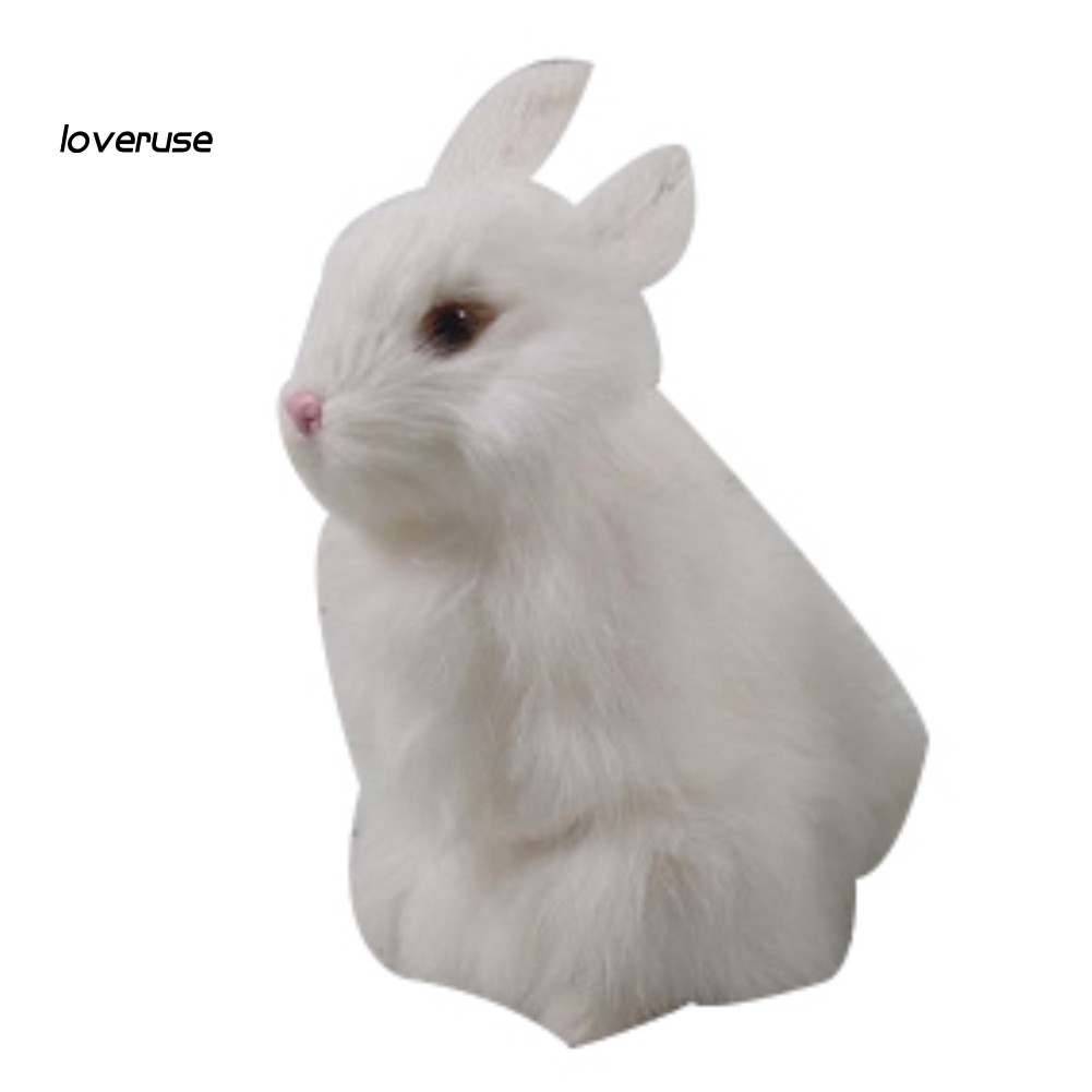 Mô Hình Chú Thỏ Giả Đáng Yêu Dùng Để Trang Trí
