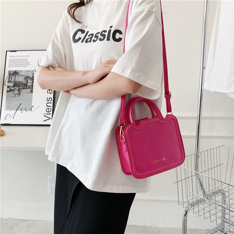 Túi Xách JASMIN NOIR từ da PU thiết kế đơn giản thời trang dành cho nữ