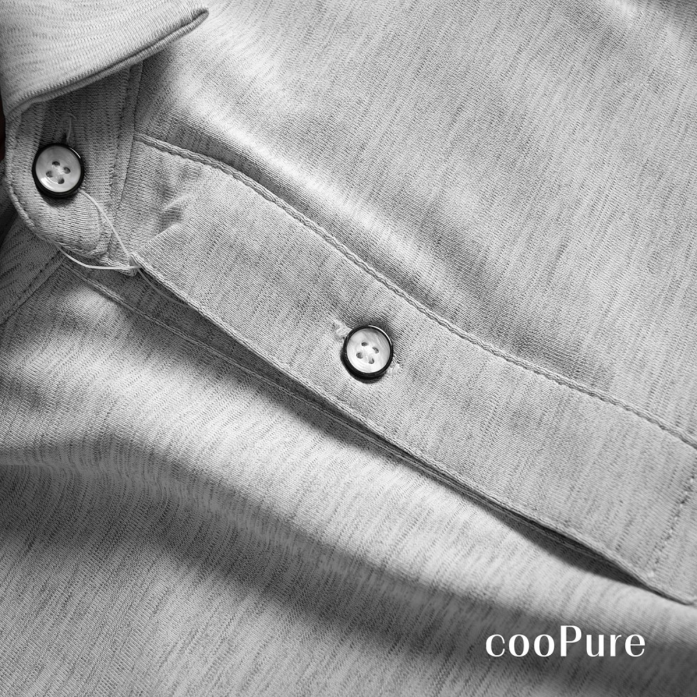Áo thun polo nam cooPure chất liệu vải cắt tiêu Ex - Dry, thiết kế hiện đại NO.1264 (4 màu)