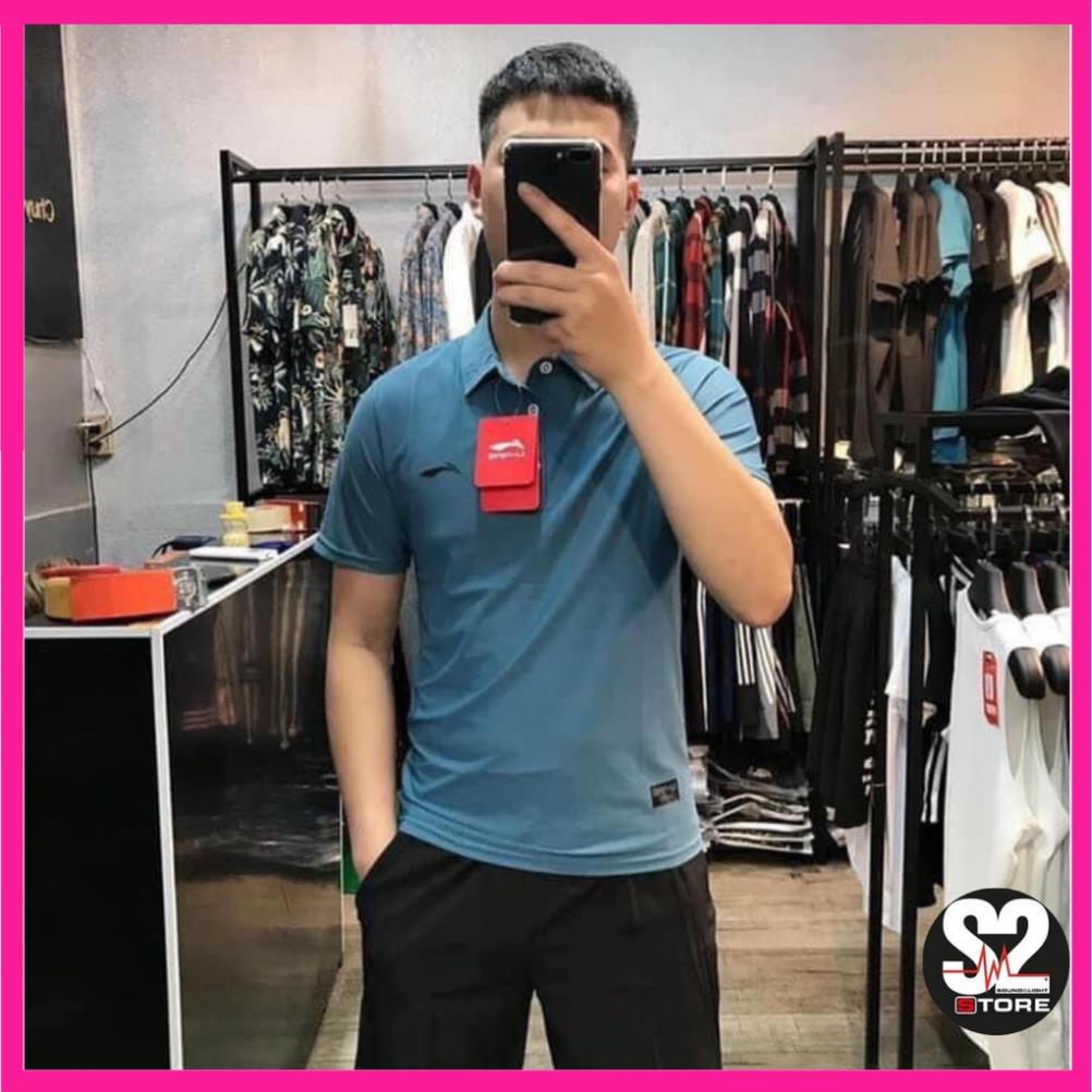 Áo phông nam , áo thun polo nam có cổ cao cấp thương hiệu lining likeauth ⚡