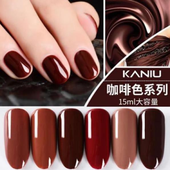 Sơn Gel Kaniu set 3 bền màu cực kì mướt 12ML Dành cho tiệm nail chuyên nghiệp