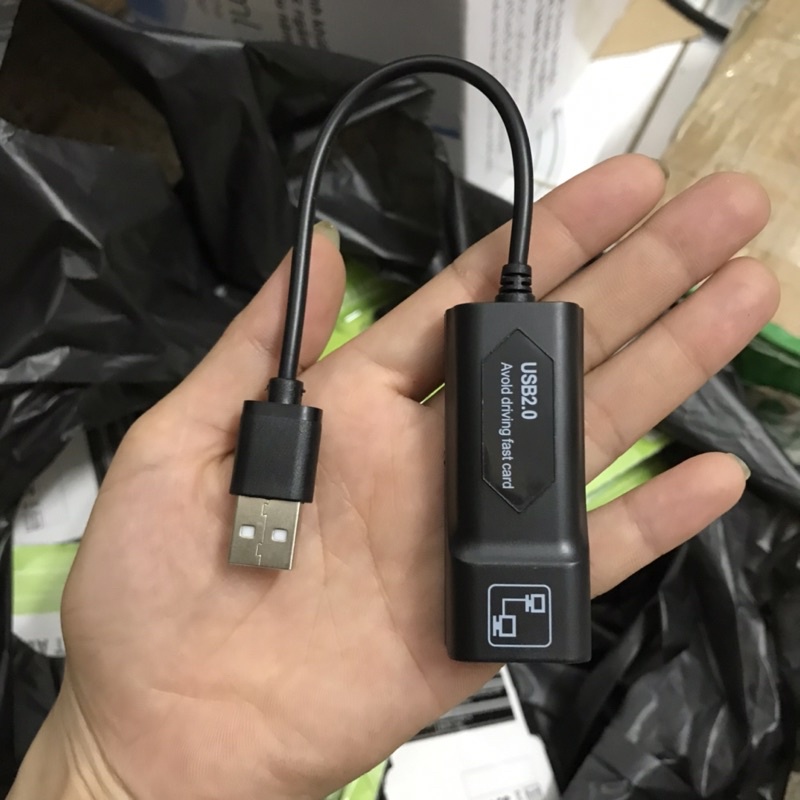 USB to Lan.Cáp Chuyển USB 2.0 Sang Lan Tốc Độ 10/100 Mbps Gigabit