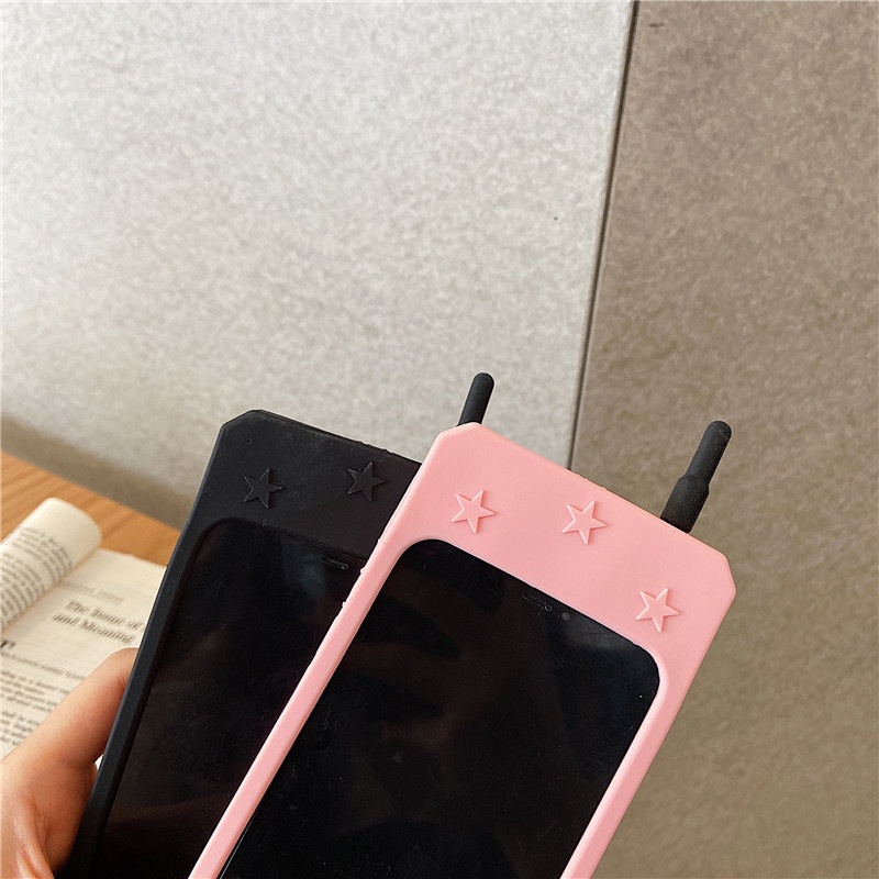 Ốp Điện Thoại Silicon Mềm Chống Sốc Hình Hoạt Hình 3D Cho iPhone 11 Pro Max 12 Pro Max 13 Pro Max 12 Mini 6 6s 7 8 Plus SE 2020 XR Xs Max